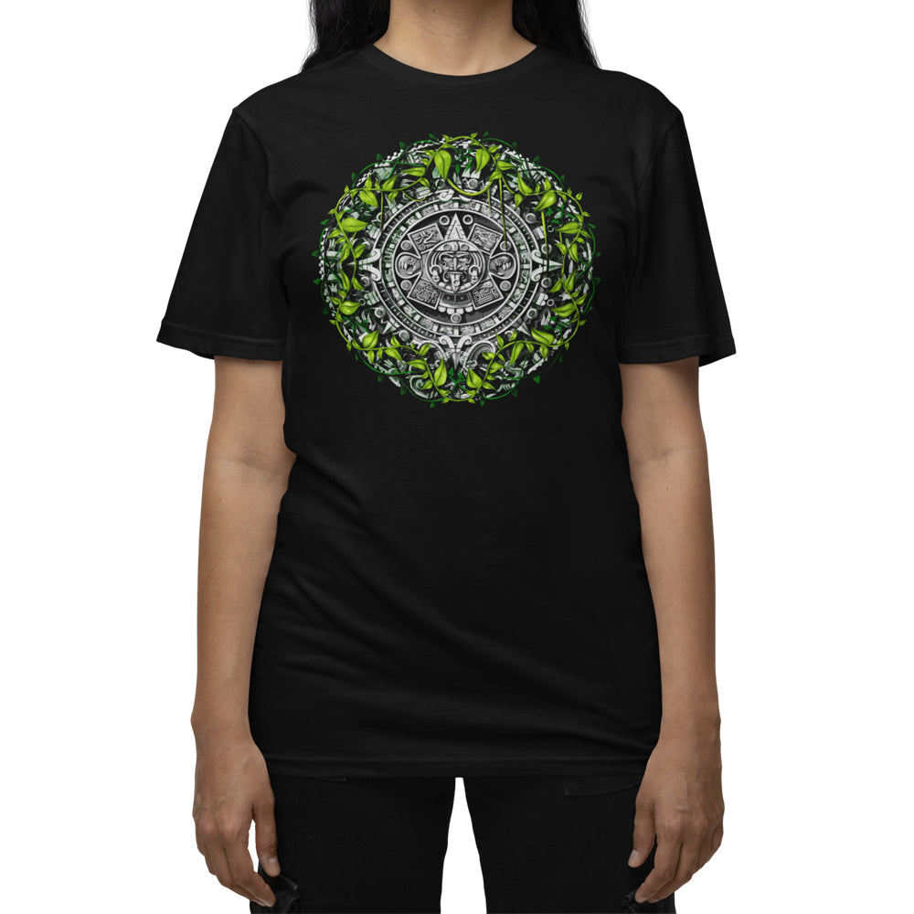 Aztec T-Shirt, Aztec Calendar Shirt, Ancient Aztec T-Shirt, Aztec Unisex T-Shirt, Aztec Clothes, Aztec Clothing - Serpent Sun