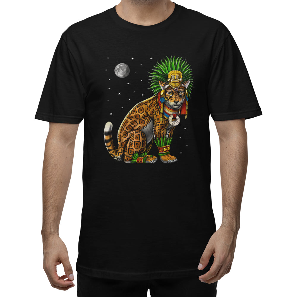 Aztec T-Shirt, Aztec Jaguar Shirt, Aztec Jaguar Warrior Shirt, Aztec Mens T-Shirt, Aztec Clothes, Aztec Clothing - Serpent Sun