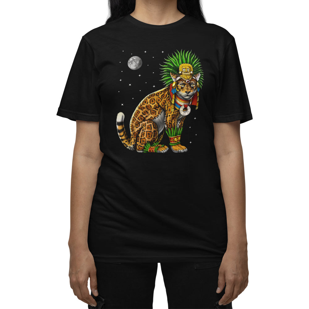 Aztec T-Shirt, Aztec Jaguar Shirt, Aztec Jaguar Warrior Shirt, Aztec Mens T-Shirt, Aztec Clothes, Aztec Clothing - Serpent Sun