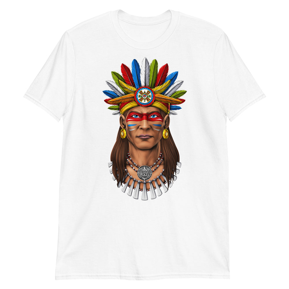 Aztec Unisex T-Shirt, Aztec Warrior Tee, Aztec Warrior T-Shirt, Aztec Clothes, Aztec Clothing, Aztec Apparel - Serpent Sun