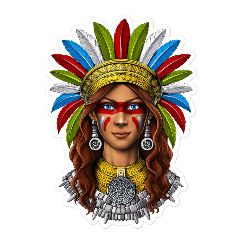 Aztec Stickers, Aztec Warrior Sticker, Aztecs Sticker, Mayan Stickers, Aztec Civilization Stickers - Serpent Sun