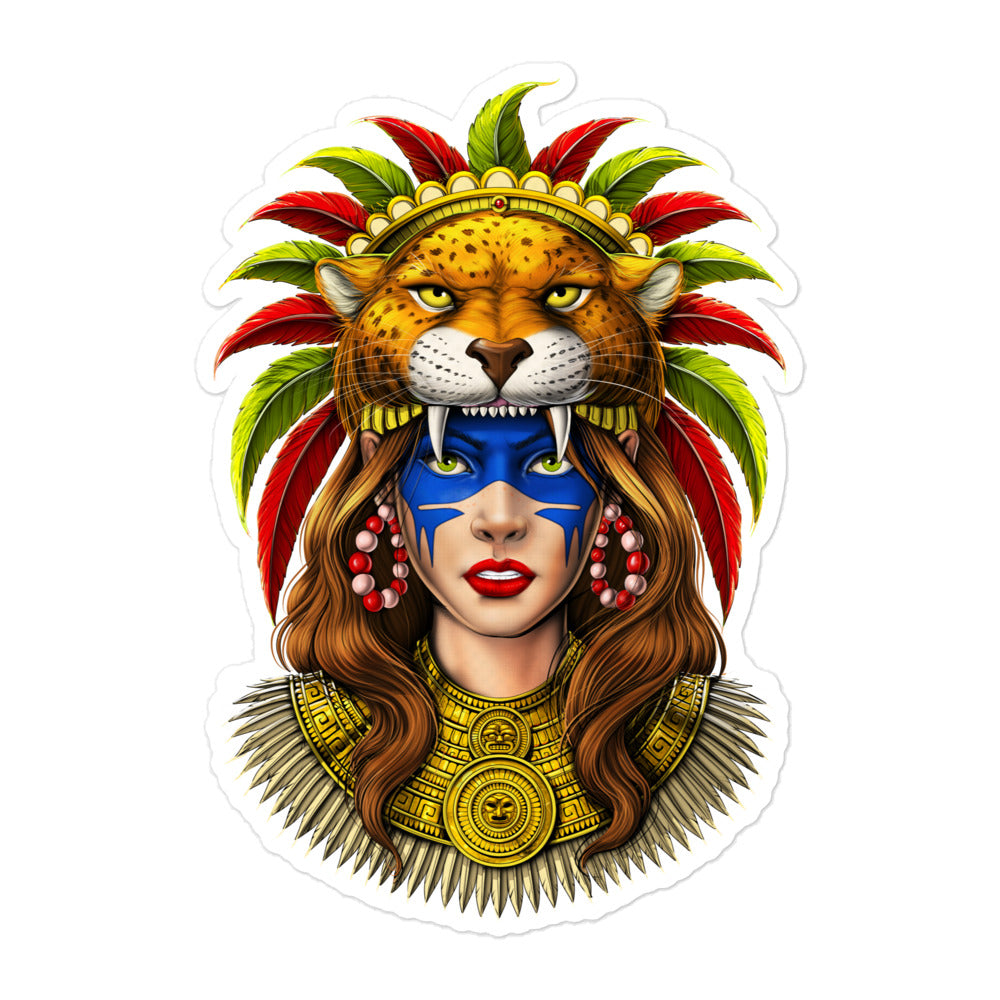 Aztec Stickers, Aztec Warrior Sticker, Aztecs Sticker, Mayan Stickers, Aztec Civilization Stickers - Serpent Sun