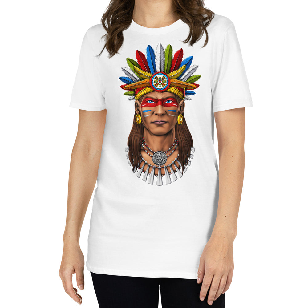Aztec Unisex T-Shirt, Aztec Warrior Womens Tee, Aztec Warrior Tee, Aztec Clothes, Aztec Clothing, Aztec Apparel - Serpent Sun