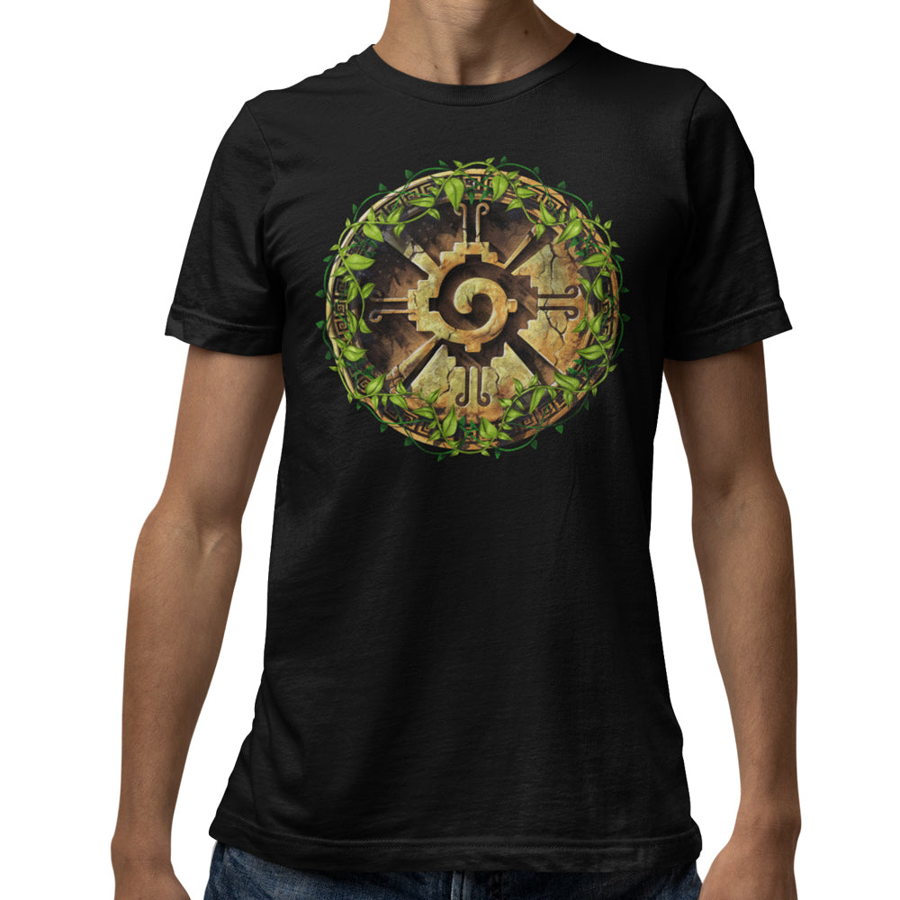 Hunab Ku T-Shirt, Mayan Symbol Shirt, Ancient Maya Tee, Aztec Unisex Shirt, Aztec Clothes, Mayan Clothing - Serpent Sun